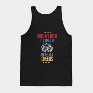 4th of July Cheers T-shirt Tank Top